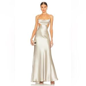 Sau Lee x Revolve Paula Gown in Silver